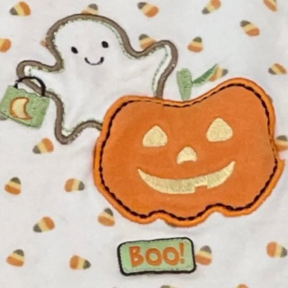 CARTER’S Size 9M Halloween Candy Corn Footie Pajama